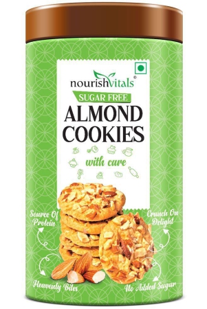 nourishvitals-sugar-free-almond-cookies-no-added-sugar-heavenly-bites-source-of-protein-crunchy-delights-genius-snack-120g