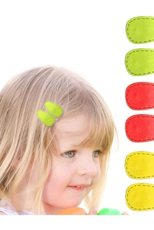 lykaa-oval-shape-suede-hair-tic-tac-clips-for-baby-girls-gifts-pack-of-6-multicolor-multi