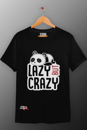 lazy-but-crazy-regular-round-neck-black-l