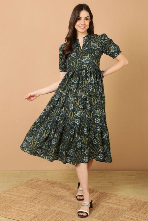 antaran-cotton-printed-ankle-length-womens-fit-flare-dress-blue-pack-of-1-none