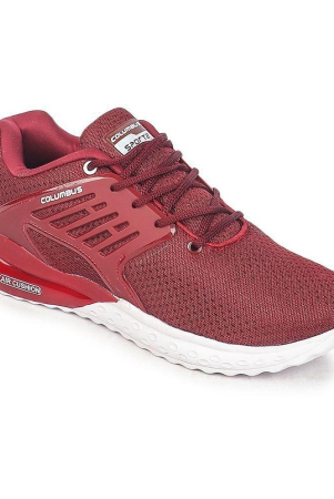 columbus-maroon-running-shoes-none