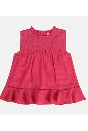 mini-klub-pack-of-1-girls-cotton-top-pink-none