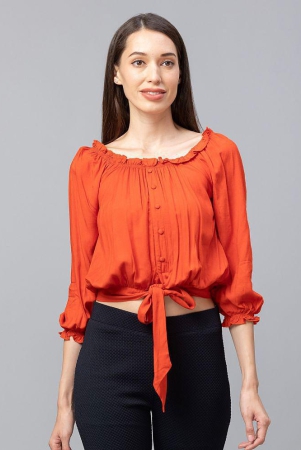 globus-orange-polyester-womens-crop-top-pack-of-1-none