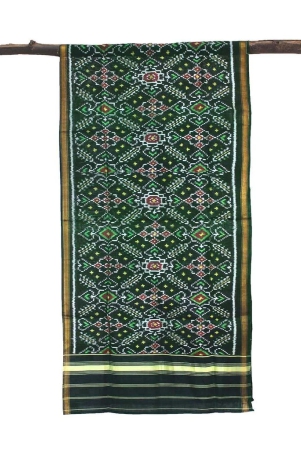 garvi-gurjari-a-gujarat-govt-enterprise-green-shaded-handloom-single-ikat-patola-silk-stole-ggcsipss27