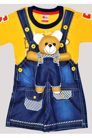 wise-guys-yellow-blue-denim-baby-boybaby-girl-dungaree-sets-pack-of-1-none