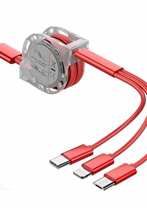 red-3a-multi-pin-cable-1-meter-red