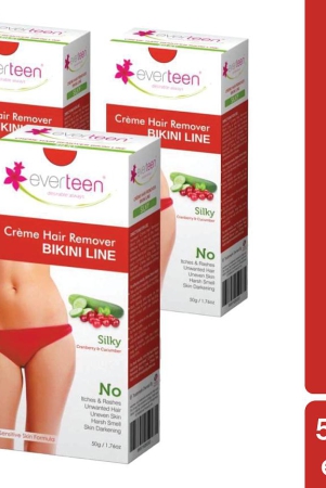 everteen-silky-bikini-line-hair-remover-creme-with-cranberry-and-cucumber-3-packs-50g-each