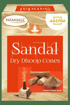 aastha-sandal-dry-dhoop-cone-20-gm