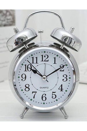 geeo-analog-new-silver-alarm-clock-pack-of-1