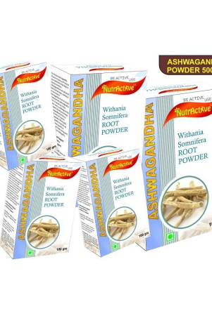 NutrActive Organic Ashwagandha Powder 500 gm