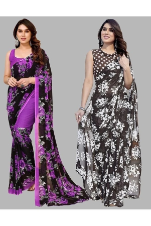 anand-sarees-georgette-printed-saree-with-blouse-piece-multicolor-pack-of-2-multicolor