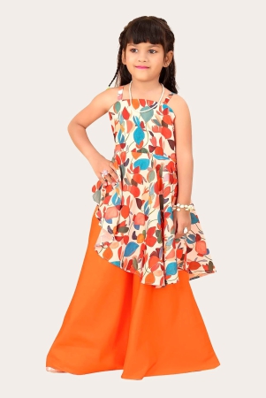 girls-printed-stylish-flared-palazzo-with-crop-top-orange-8-9-years