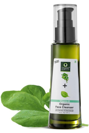 organic-harvest-vitamin-b-face-cleanser-with-spinach-niacinamide-for-oily-combination-skin-fights-pimples-painful-acne-100ml