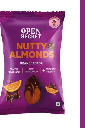 Nutty Almonds- Orange Cocoa-60gms -Pack of 5