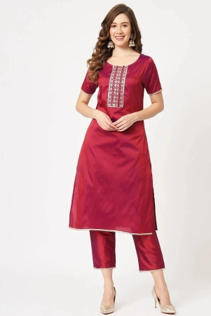 pannkh-womens-festive-embroidered-round-neck-kurta-and-contrasting-pants-none