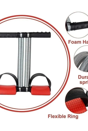 double-spring-tummy-trimmer-men-and-women-for-abs-workout-stomach-exercise-machine-for-women-and-men-exercise-in-gym-red-pack-of-1