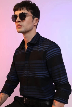 ketch-cotton-blend-slim-fit-striped-full-sleeves-mens-casual-shirt-black-pack-of-1-none