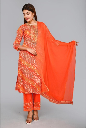 amiras-indian-ethnicwear-orange-rayon-womens-stitched-salwar-suit-pack-of-1-m