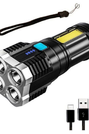 bhavyta-20w-rechargeable-flashlight-torch-pack-of-1-