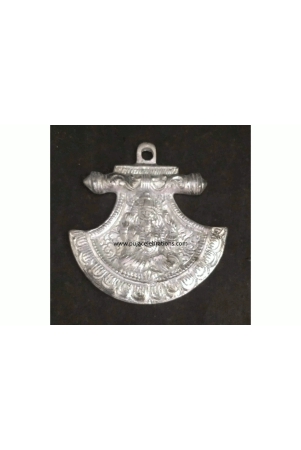 axe-ganesha-hanging-silver