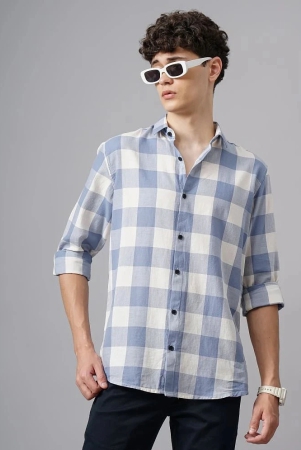 paul-street-100-cotton-regular-fit-checks-full-sleeves-mens-casual-shirt-blue-pack-of-1-none