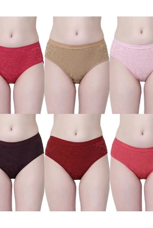 softskin-pack-of-6-nylon-self-design-womens-hipster-multicolor-none