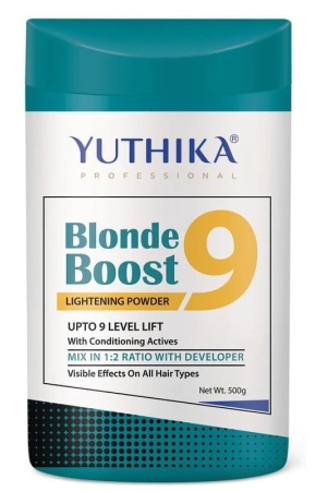 yuthika-professional-blonder-powder-for-hair-250g-blonde-boost-hair-lightning-powder-with-conditioning-actives-upto-9-levels-lift-visible-effect-on-all-hair-types