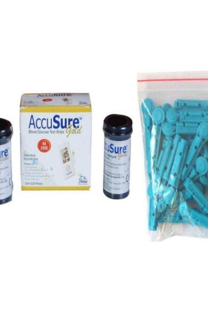 accusure-gold-50-glucometer-strips-only-100-round-lancets-expiry-march-2024