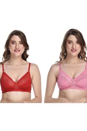 kiran-enterprises-multicolor-net-non-padded-womens-everyday-bra-pack-of-2-none