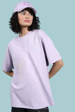 ppthefashionhub-lavender-cotton-blend-womens-t-shirt-pack-of-1-none