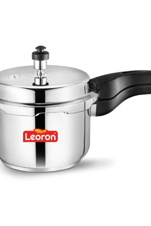 srushti-gold-is-now-leoron-3-l-stainless-steel-outerlid-pressure-cooker-with-induction-base