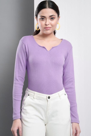 q-rious-purple-cotton-blend-womens-regular-top-pack-of-1-none