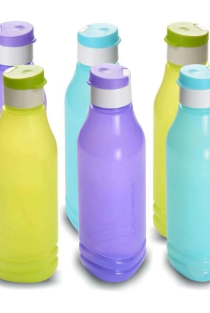 oliveware-multicolour-water-bottle-1000-ml-set-of-6-multicolour