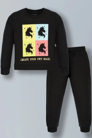 plum-tree-pack-of-1-girls-cotton-sweatshirt-with-joggers-black-none