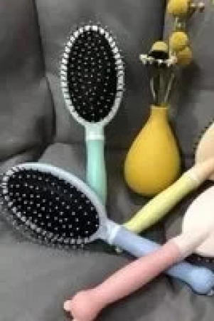 stylish-best-quality-hair-brush-multicolours-green