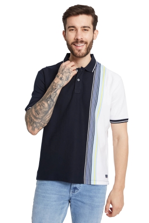 octave-men-colourblock-polo-collar-t-shirt