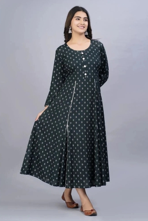 sipet-green-rayon-womens-flared-kurti-pack-of-1-none