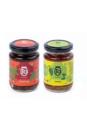 ta-pickles-gongura-lemon-ginger-pickle-150g-pack-of-2-combo-made-with-cold-pressed-oil-homemade-traditional-indian-taste-natural-no-pr