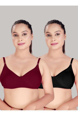 haya-multicolor-cotton-non-padded-womens-push-up-bra-pack-of-2-none