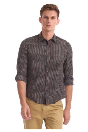 ruggers-100-percent-cotton-brown-shirt-none