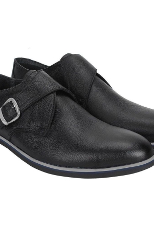 seeandwear-monk-shoes-for-men-single-strap-black-genuine-leather-formal-shoe