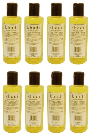 khadi-herbal-saffron-tulsi-reetha-shampoo-1680-ml-pack-of-8