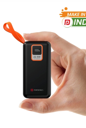 Portronics Ampbox 10K Power Bank Black