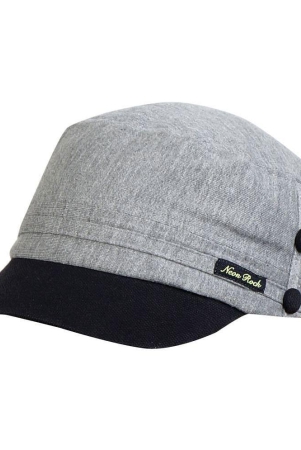 zacharias-gray-cotton-mens-cap-pack-of-1-gray