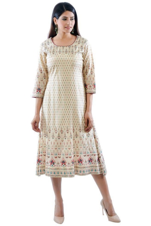 amiras-indian-ethnicwear-beige-viscose-womens-flared-kurti-pack-of-1-none