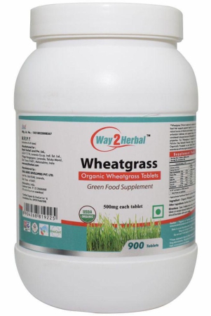 Way2Herbal Wheatgrass Tablet 900 no.s Pack Of 1