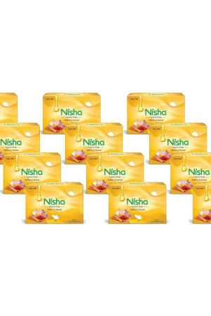 nisha-luxury-soap-bar-saffron-sandal-soap-for-soft-beautiful-skin-bathing-soaps-for-women-men-100g-pack-of-12