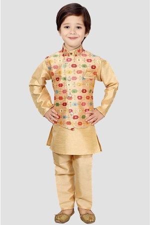 arshia-fashions-gold-cotton-blend-boys-pack-of-1-none