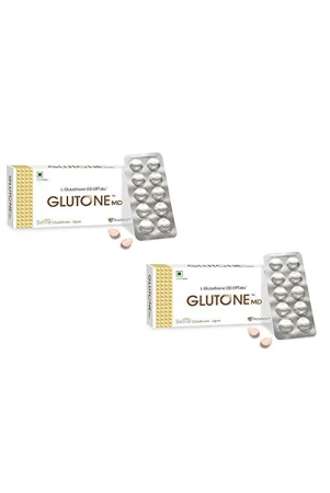 Glutone MD – Glutathione Mouth-Dissolving Tablets| Made with Setria L-Glutathione 100mg| Radiant Glow & Even Skin Tone| 30 Tablets (Orange)(PO2)