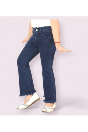 iconic-me-kids-girls-premium-dark-blue-denim-bootcut-jeans-none